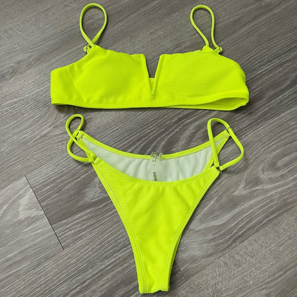 Neon bikini brand new never worn